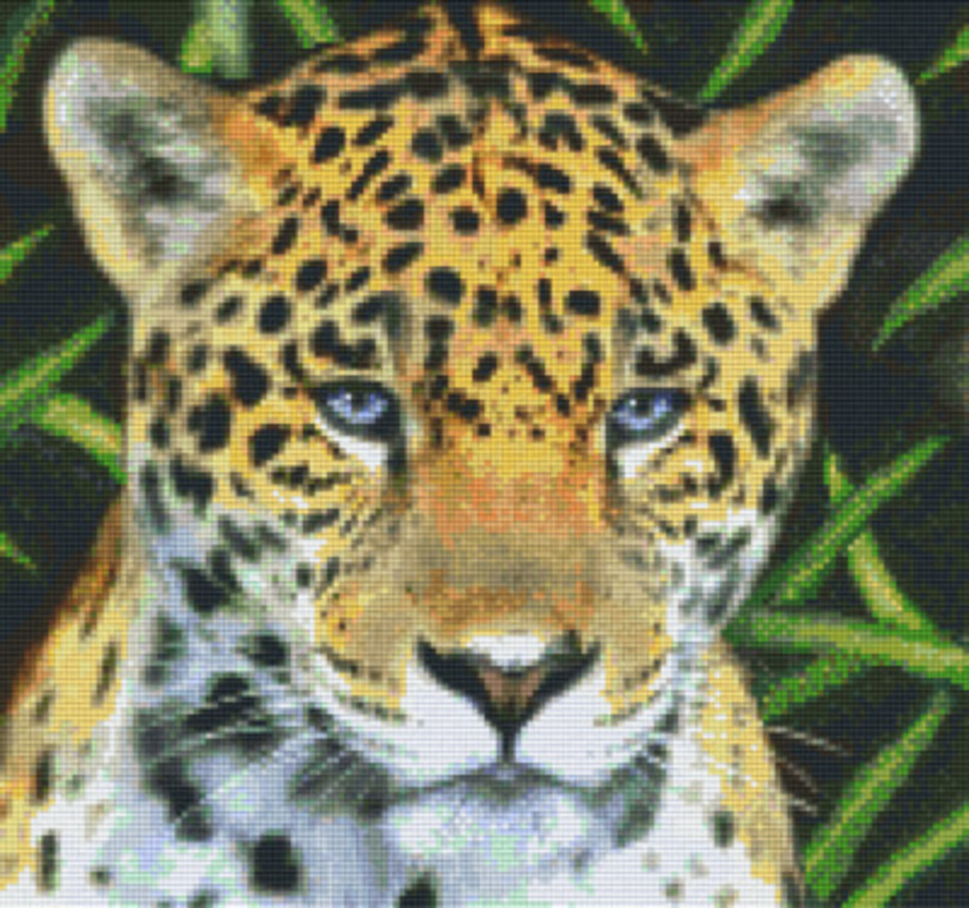 Jaguar Twelve [12] Baseplate PixelHobby Mini-mosaic Art Kits image 0